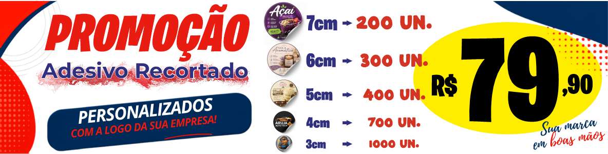 promoção de adesivos