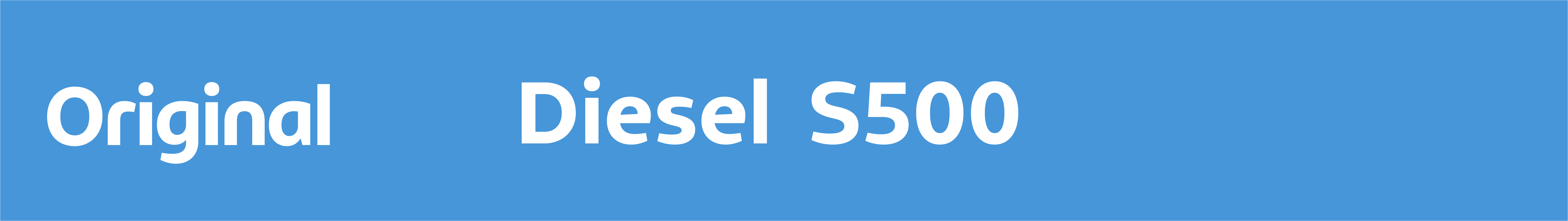 Adesivo Bico Original Diesel S500