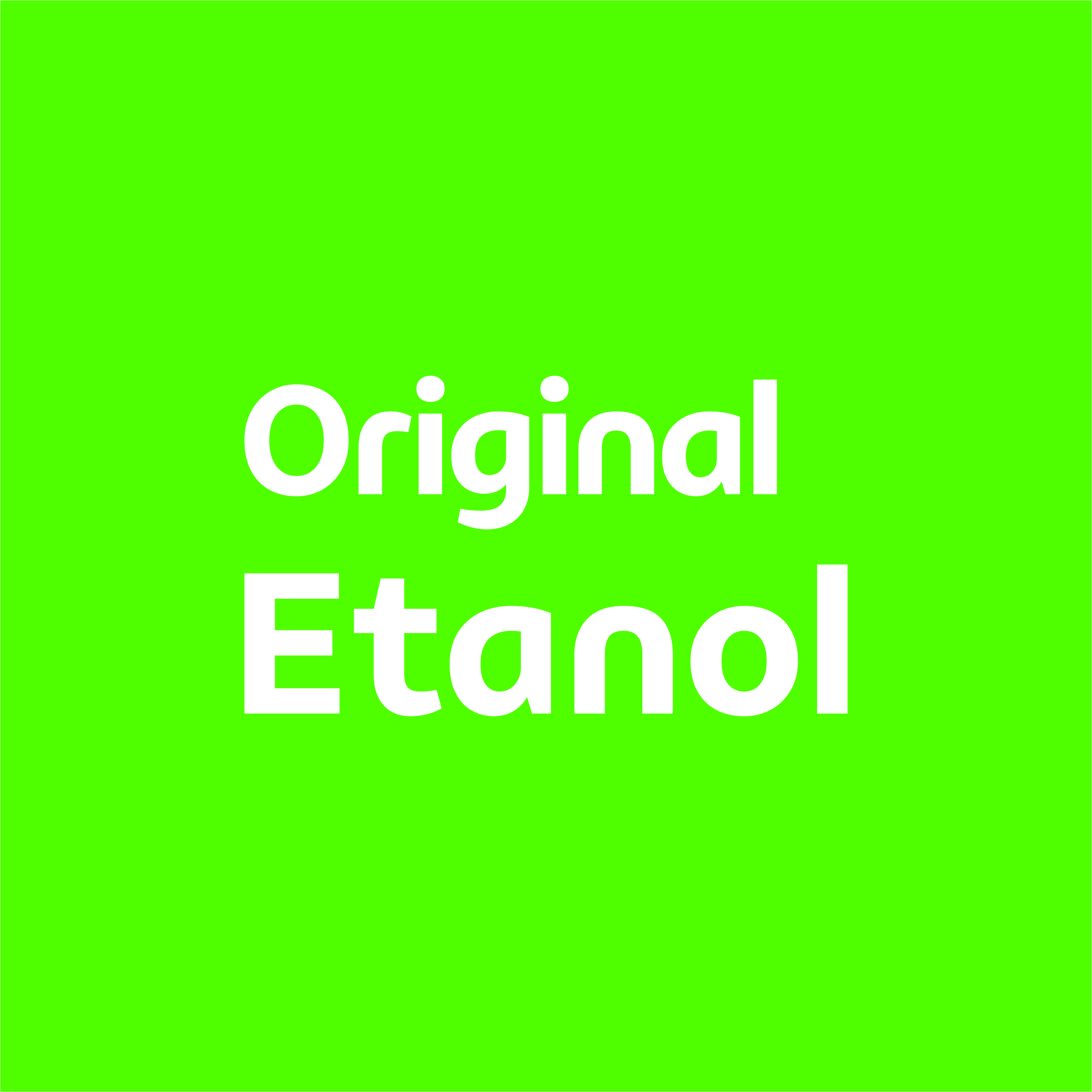 Adesivo Etiqueta Etanol