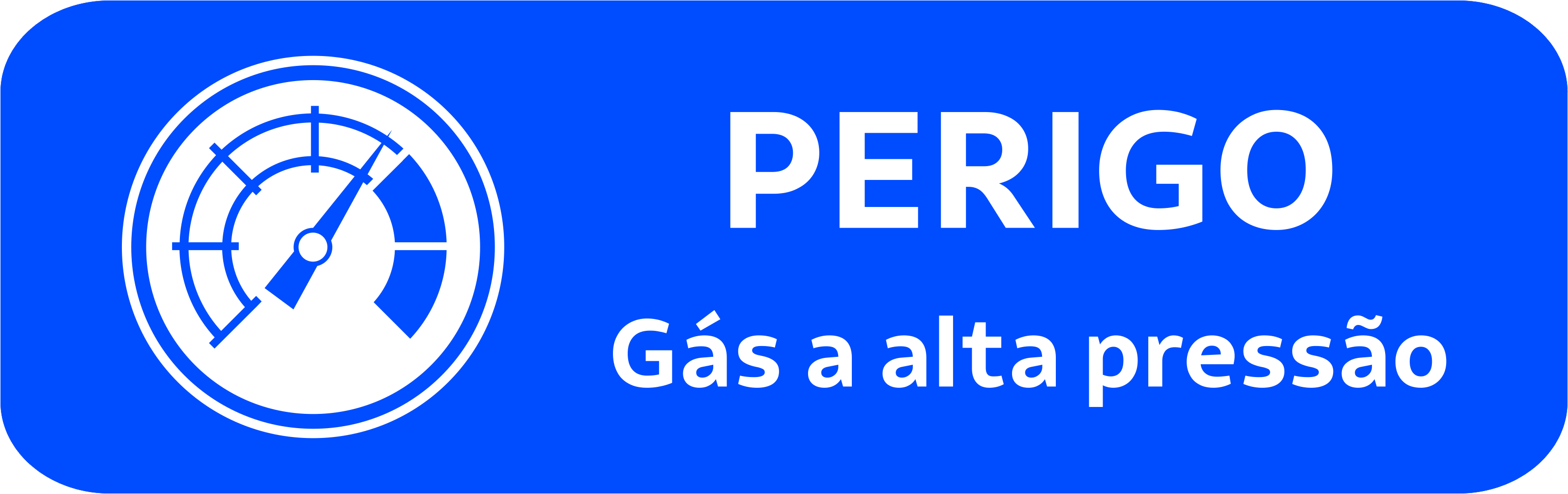 Adesivo Segurança Perigo Alta Pressão