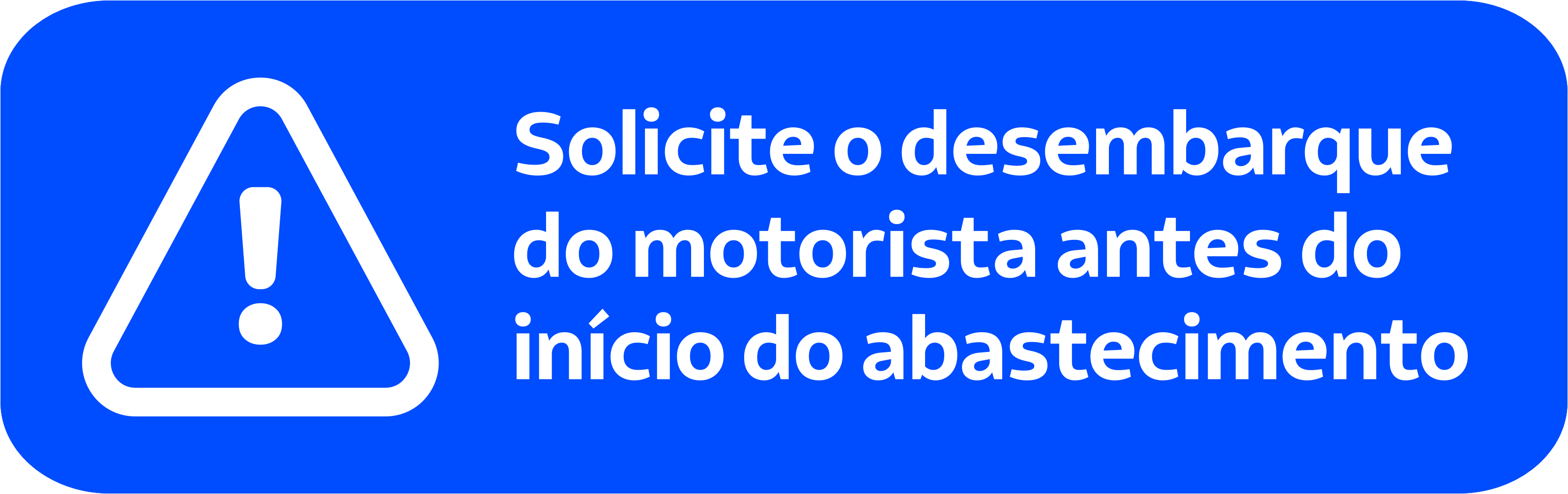 Adesivo Segurança Solicite o Desembarque