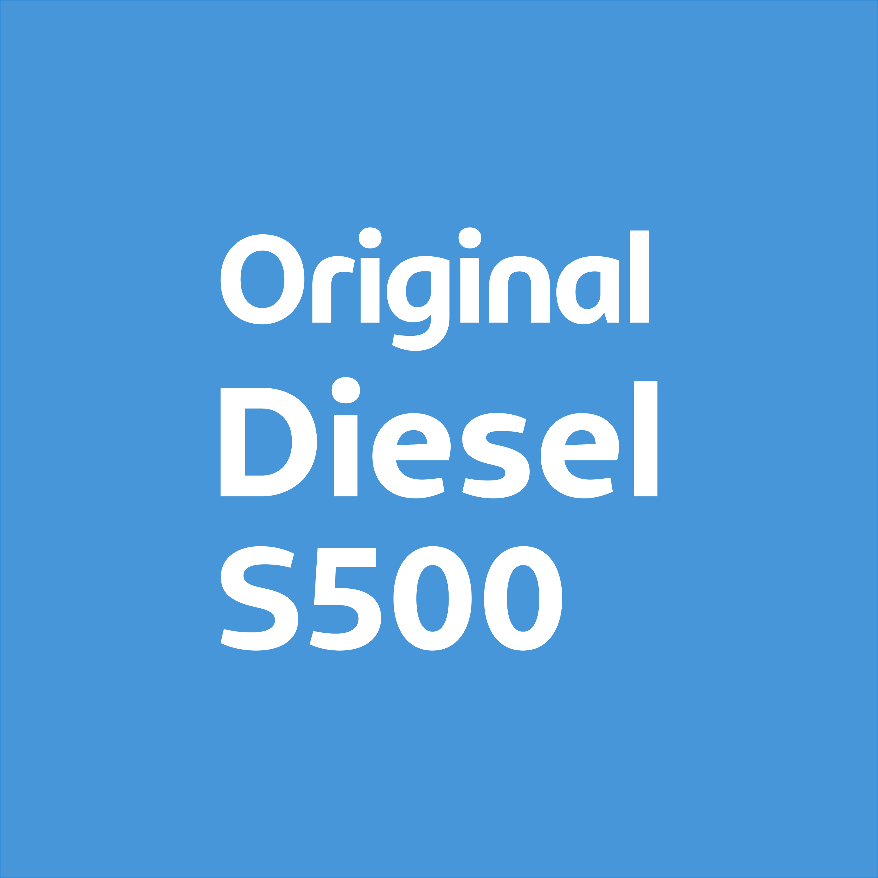 Adesivo Etiqueta Original Diesel S500
