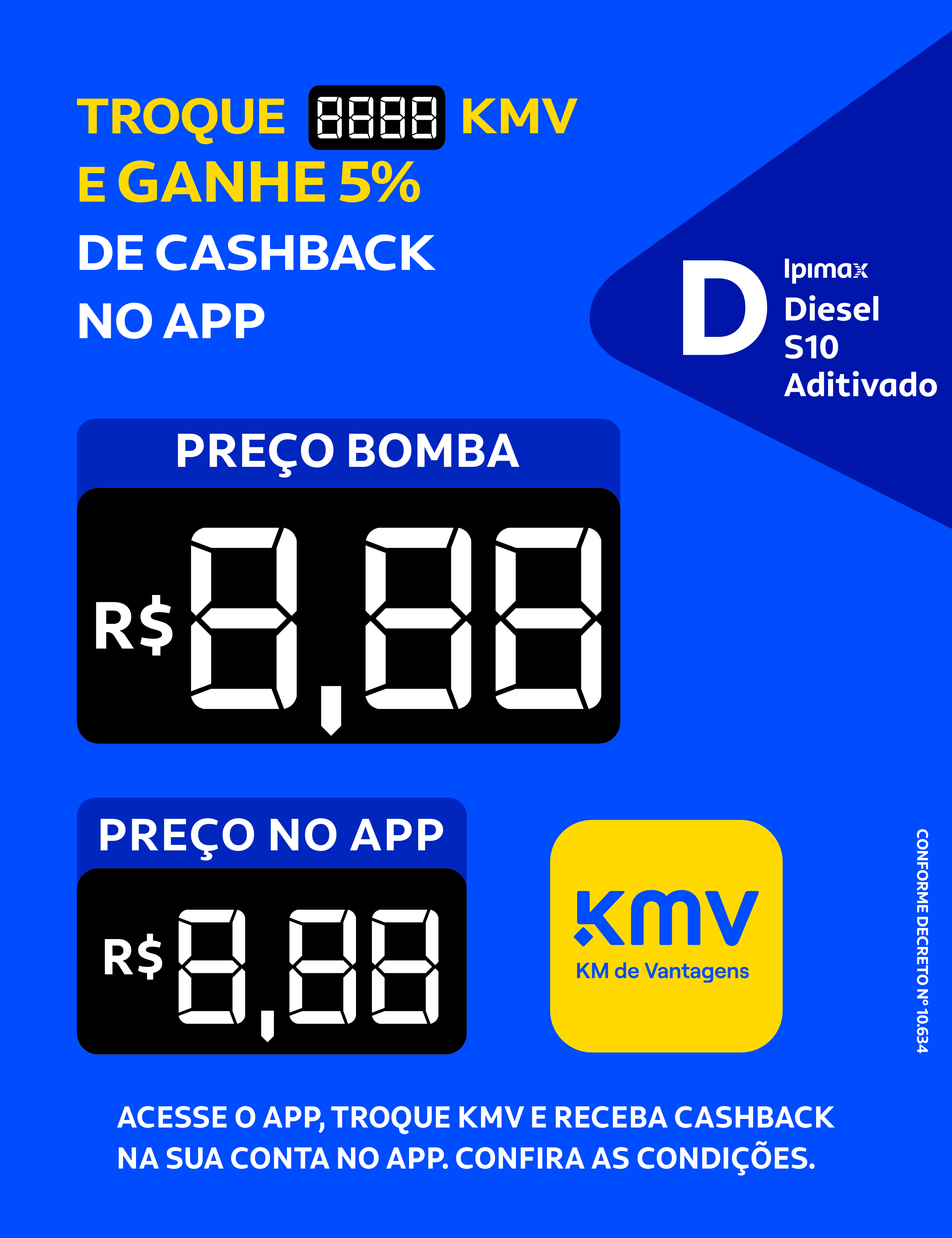 BA KMV Ipimax Diesel S10 Aditivado