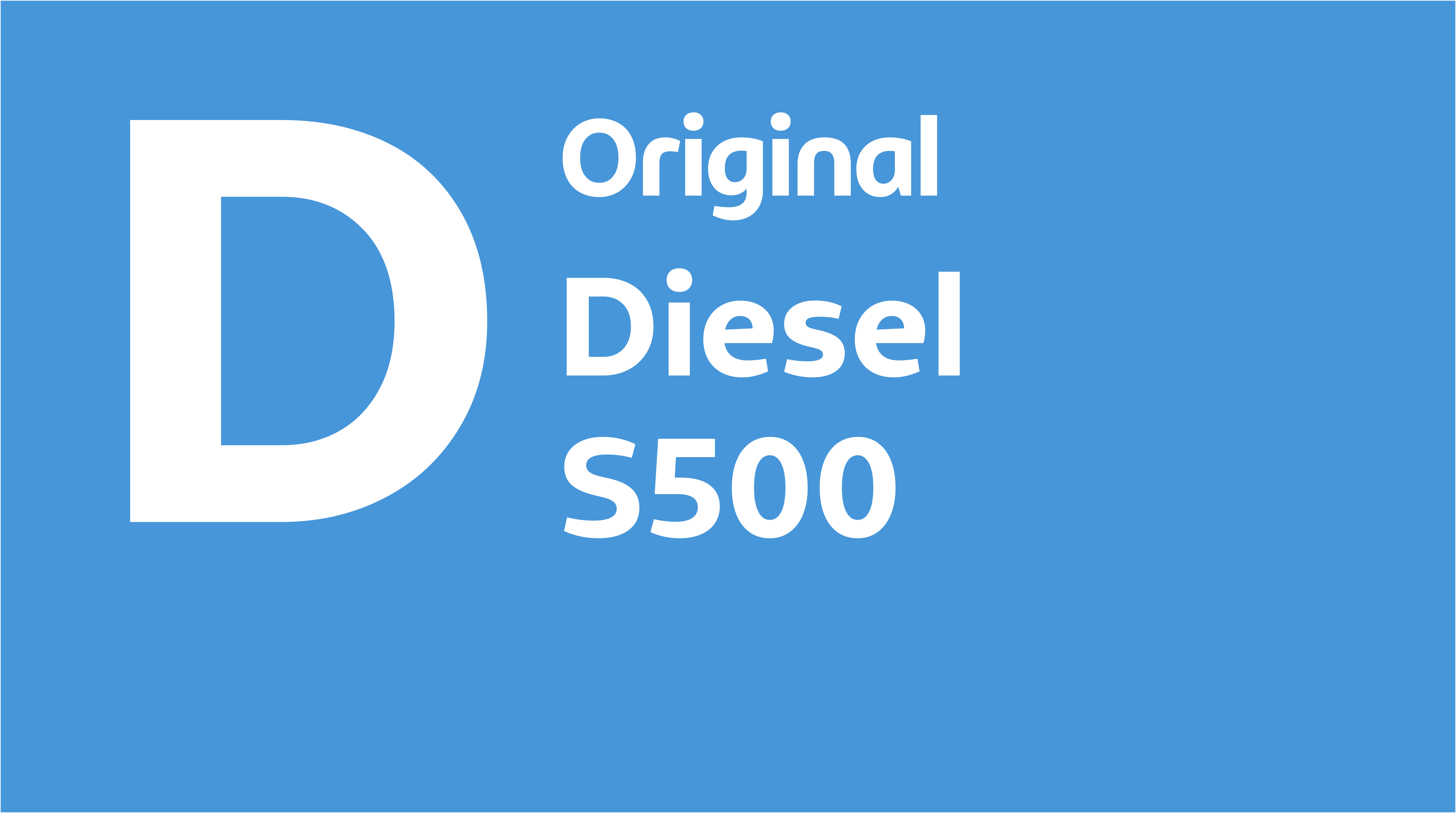 Adesivo Spainer Original Diesel S500