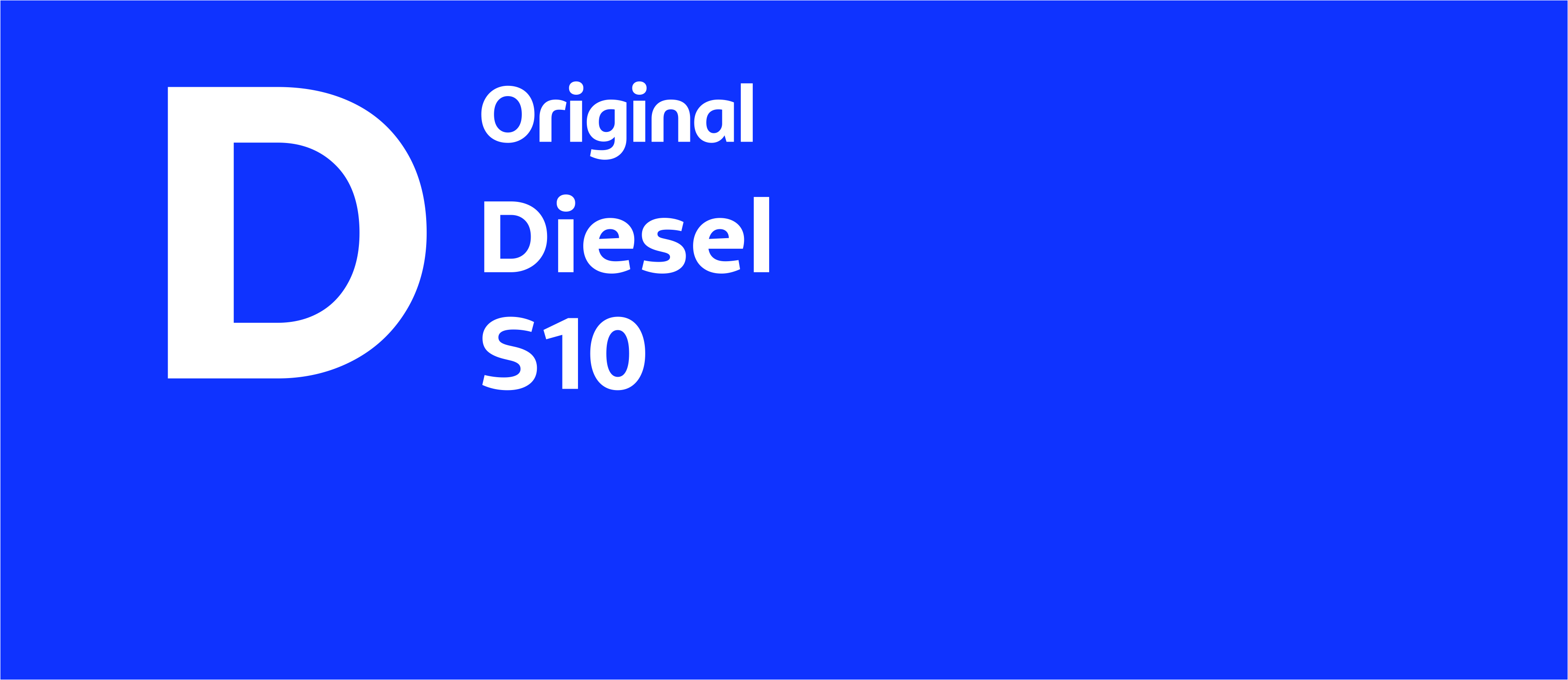 Adesivo Spainer Original Diesel S10