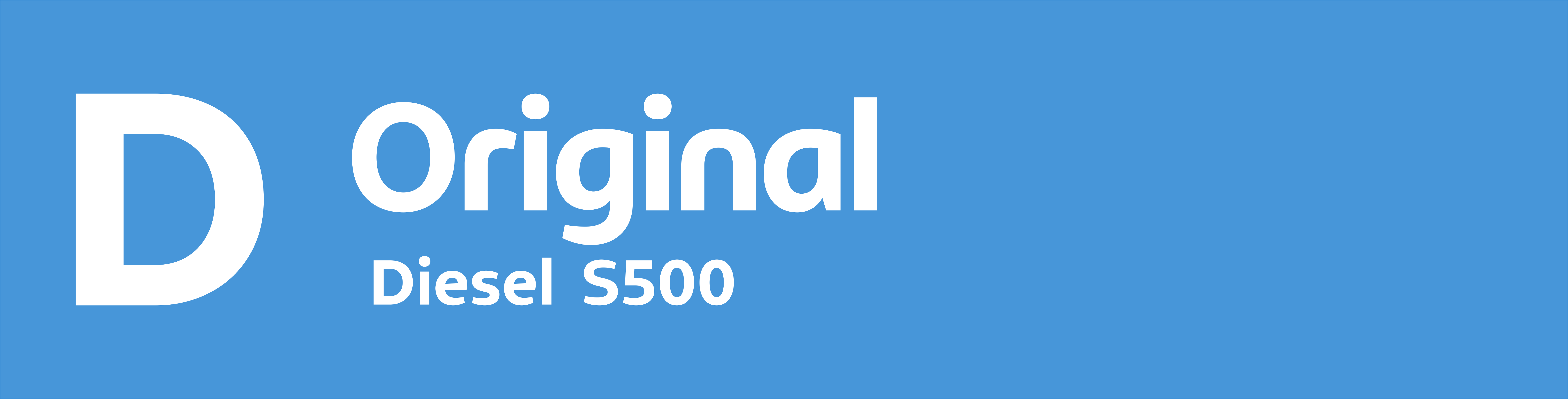 Adesivo Ponta de Ilha Original Diesel S500