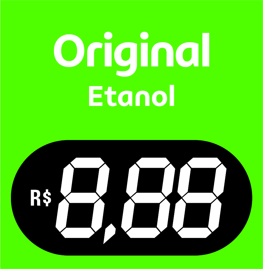 Placa Ponta de Ilha Original Etanol