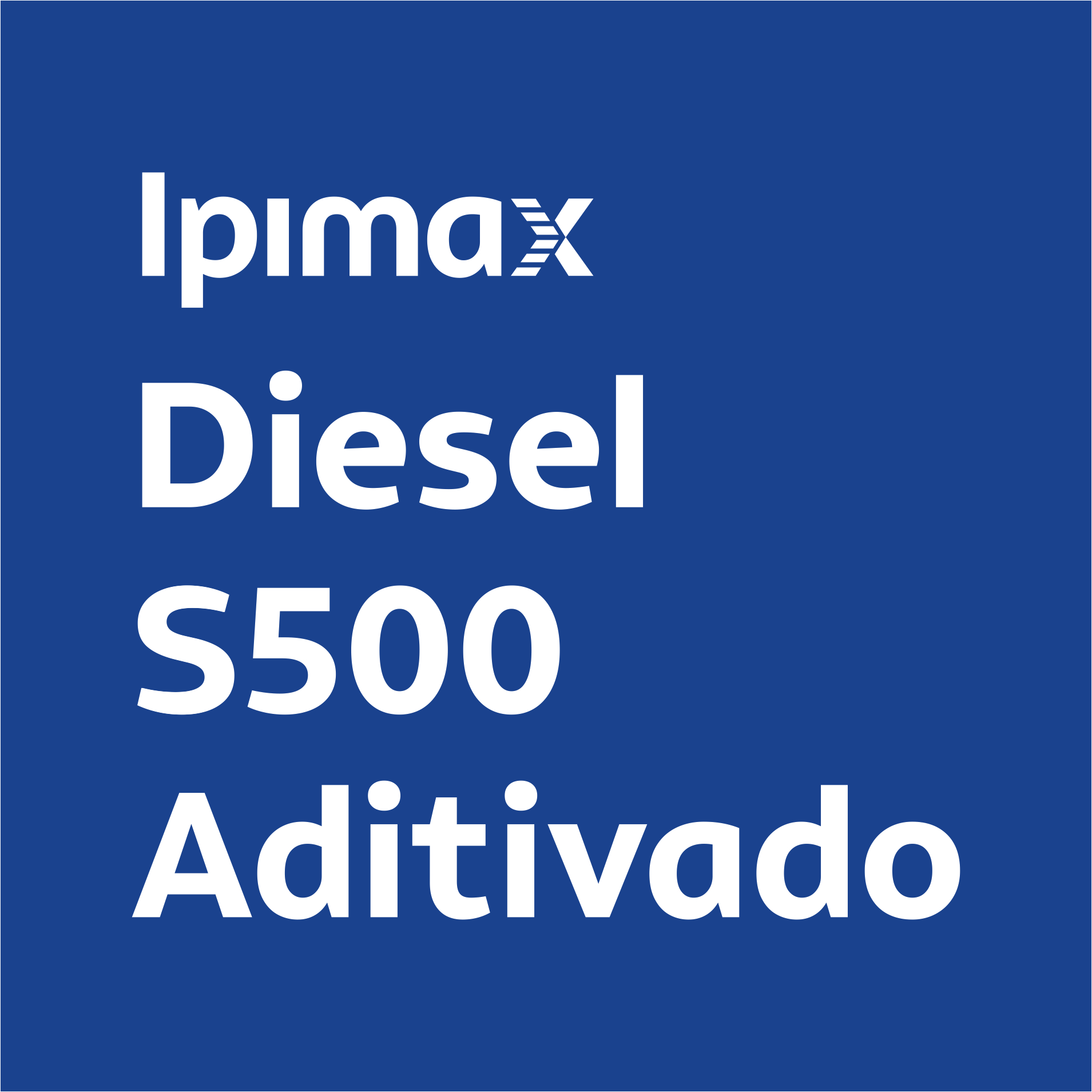 Adesivo Etiqueta Ipimax Diesel S500 Aditivado