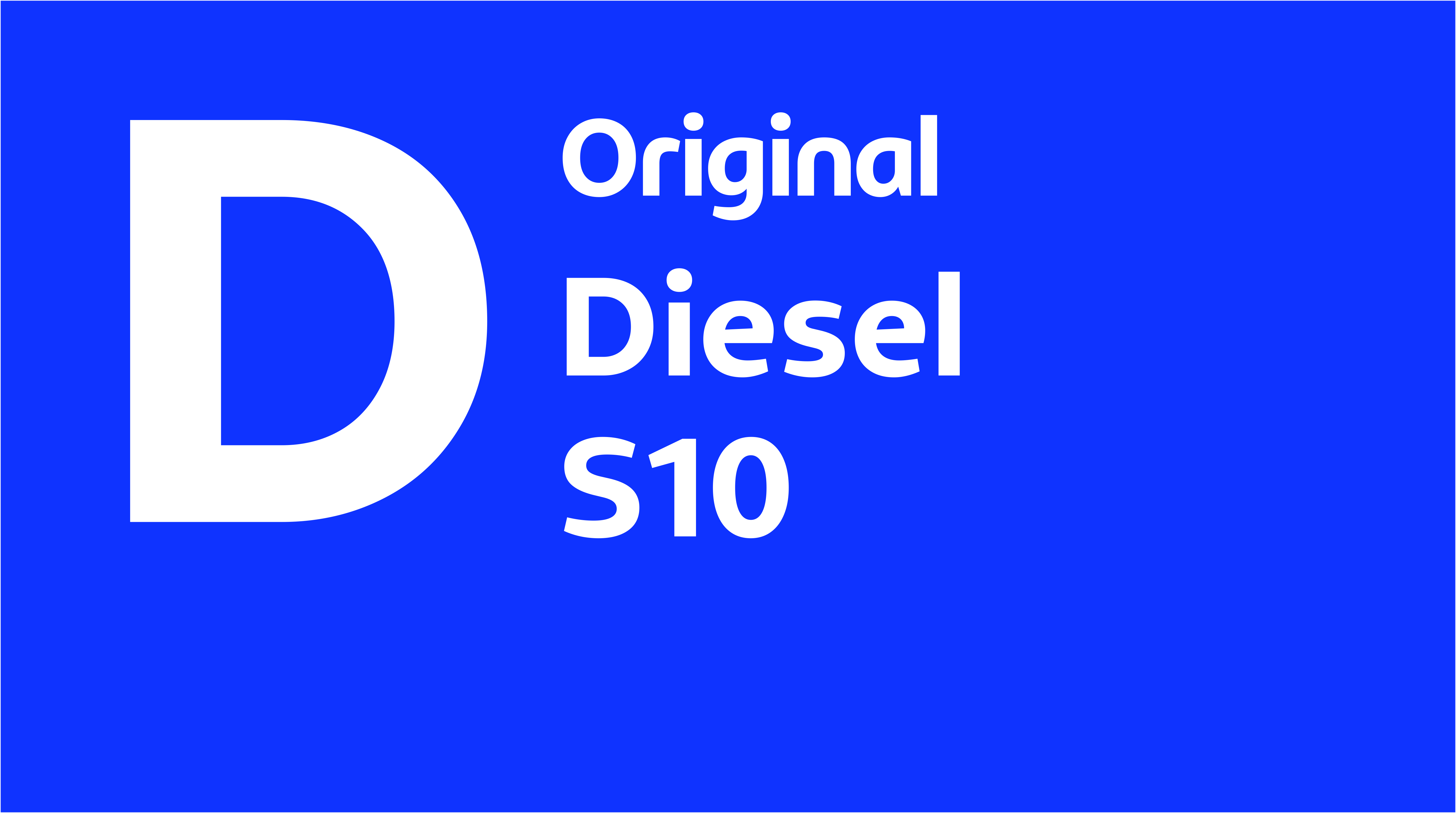 Adesivo Spainer Original Diesel S10