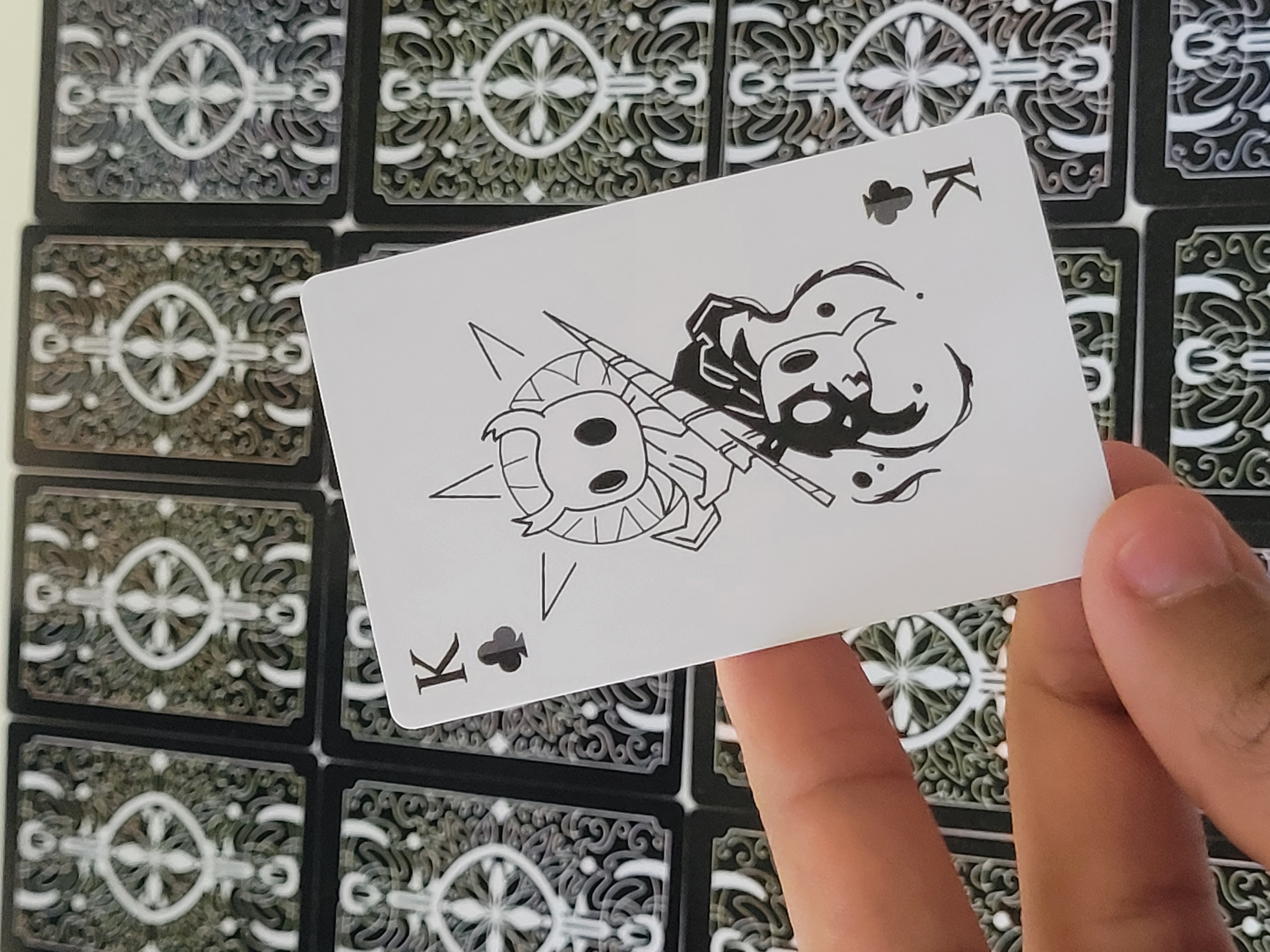 Verso personalizado Baralho de Papel