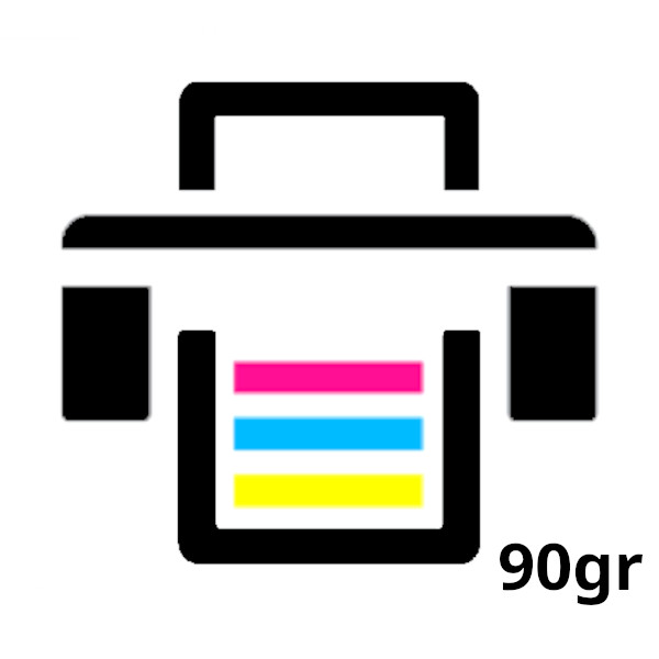 Impressão A4 Colorida, 90gr