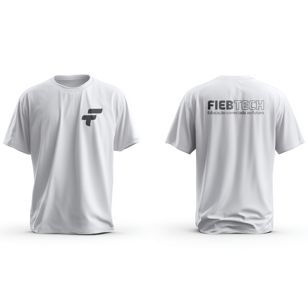 Camiseta branca unissex - Uniforme FIEB
