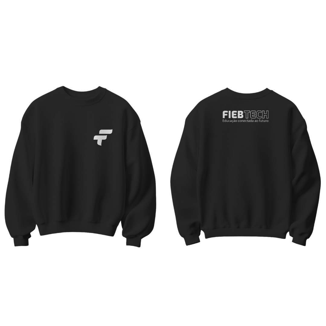 Blusa de moletom sem zíper - Uniforme FIEB
