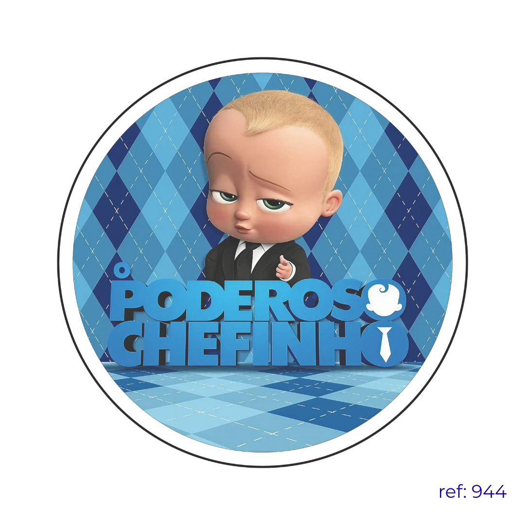 Poderoso Chefinho - Capa de Painel Redondo
