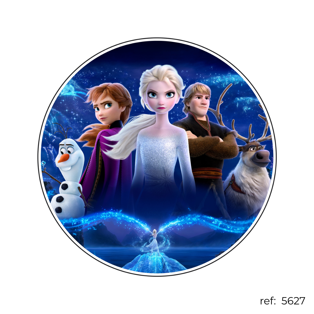 Frozen - Capa de Painel Redondo
