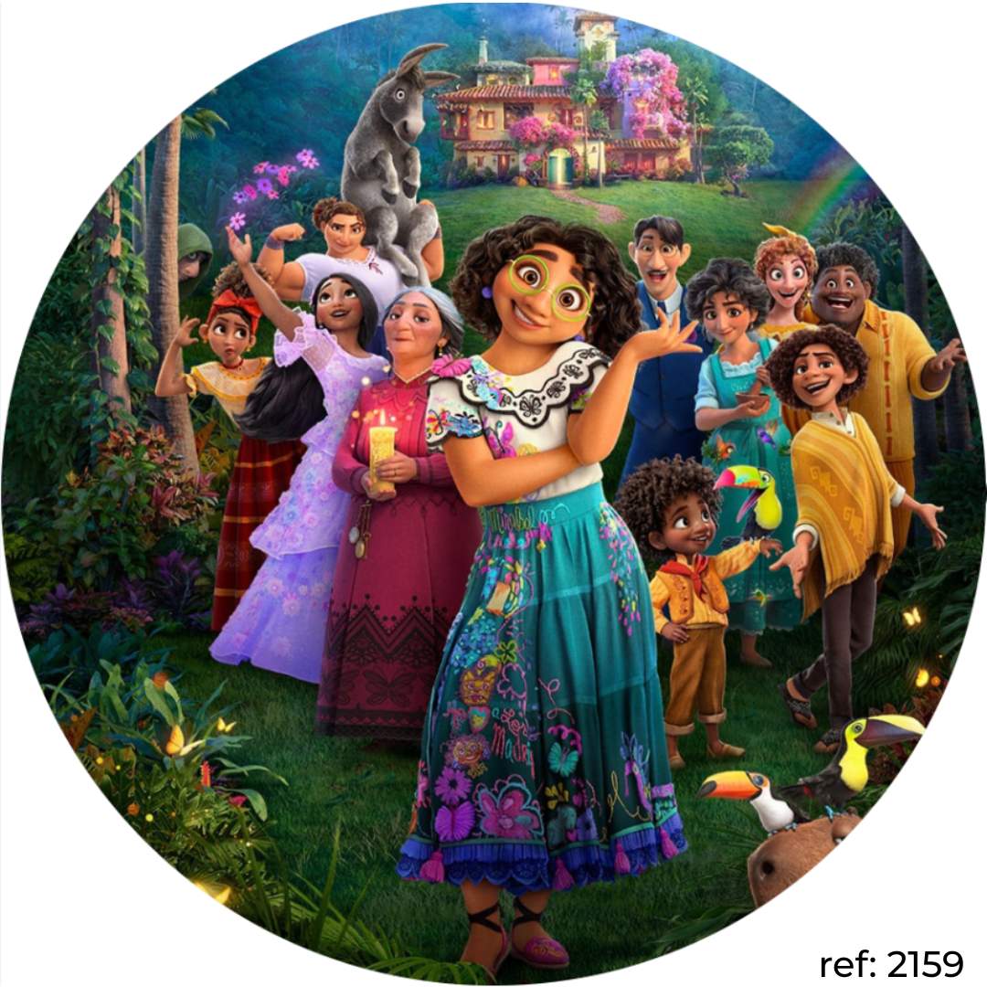 Encanto - Capa de Painel Redondo