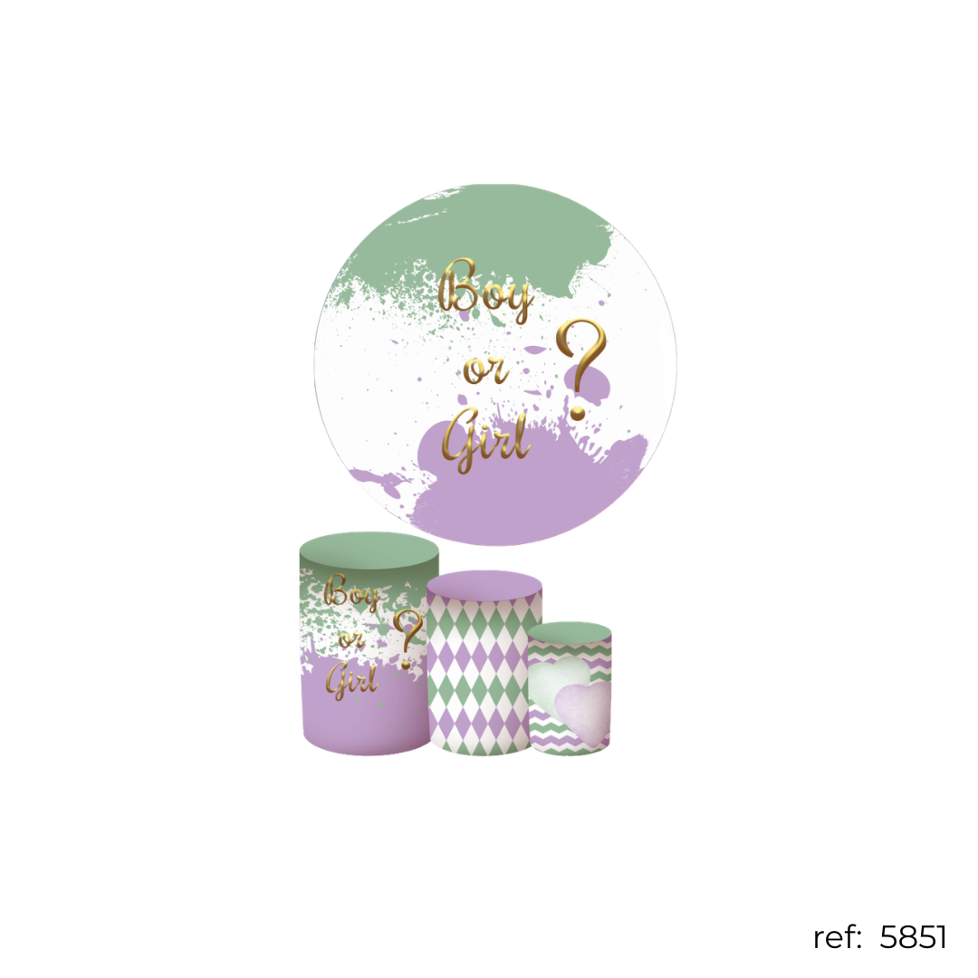 Chá Revelação - Kit Festa
