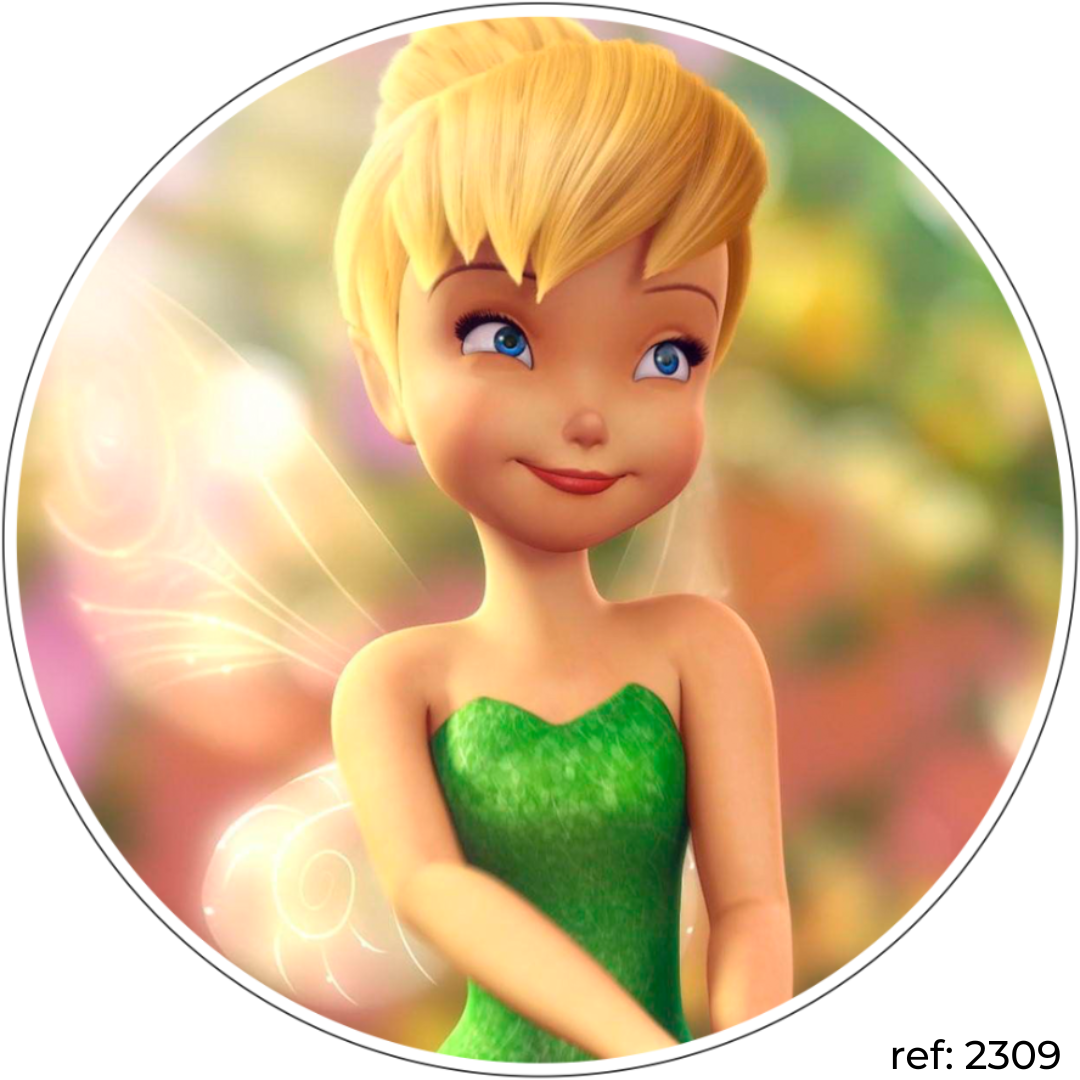 Tinker Bell (Sininho) - Capa de Painel Redondo