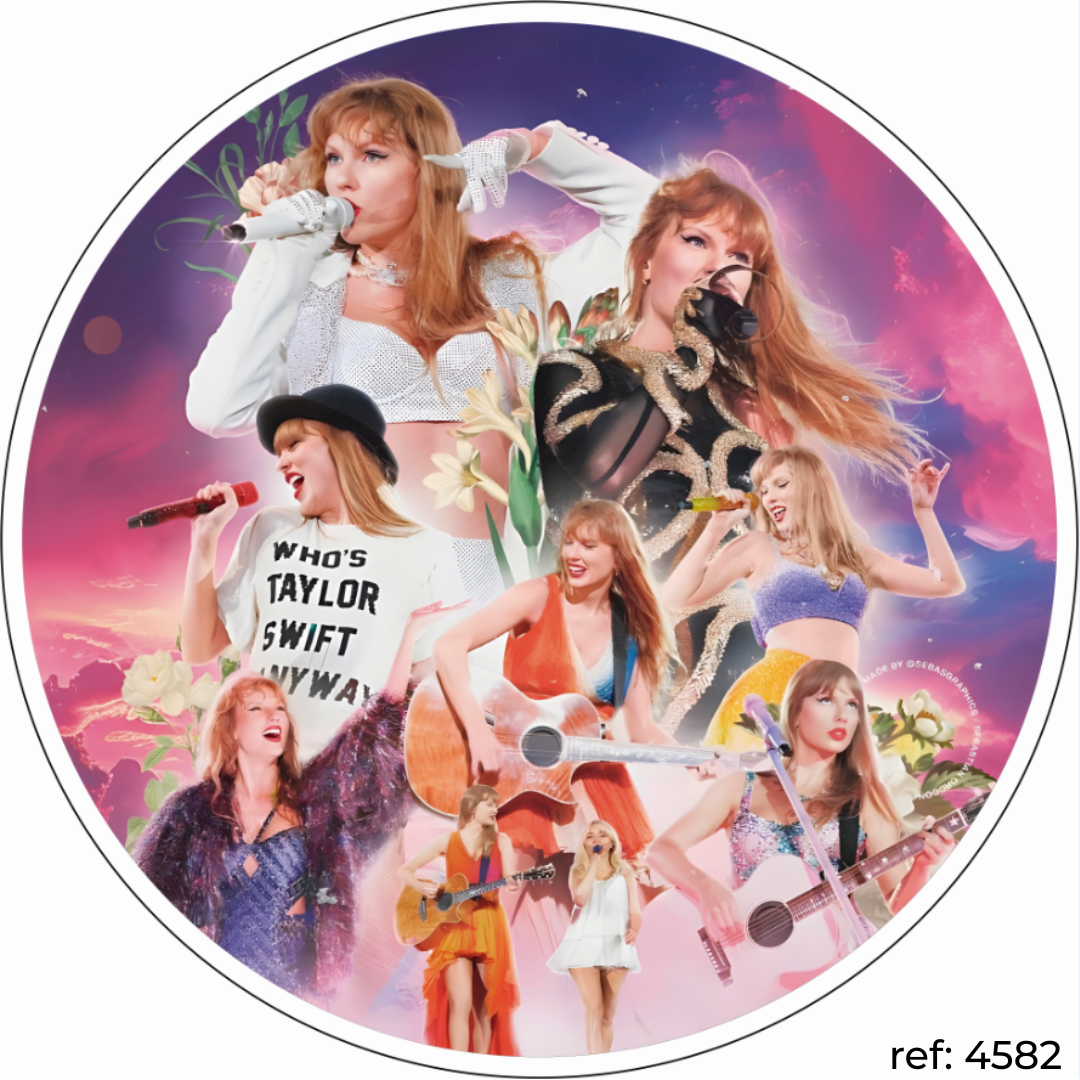 Taylor Swift - Capa de Painel Redondo