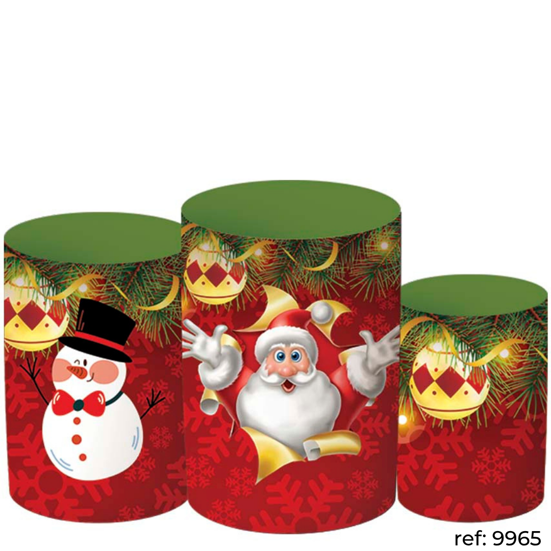 Natal - Trio de Capas de Cilindros