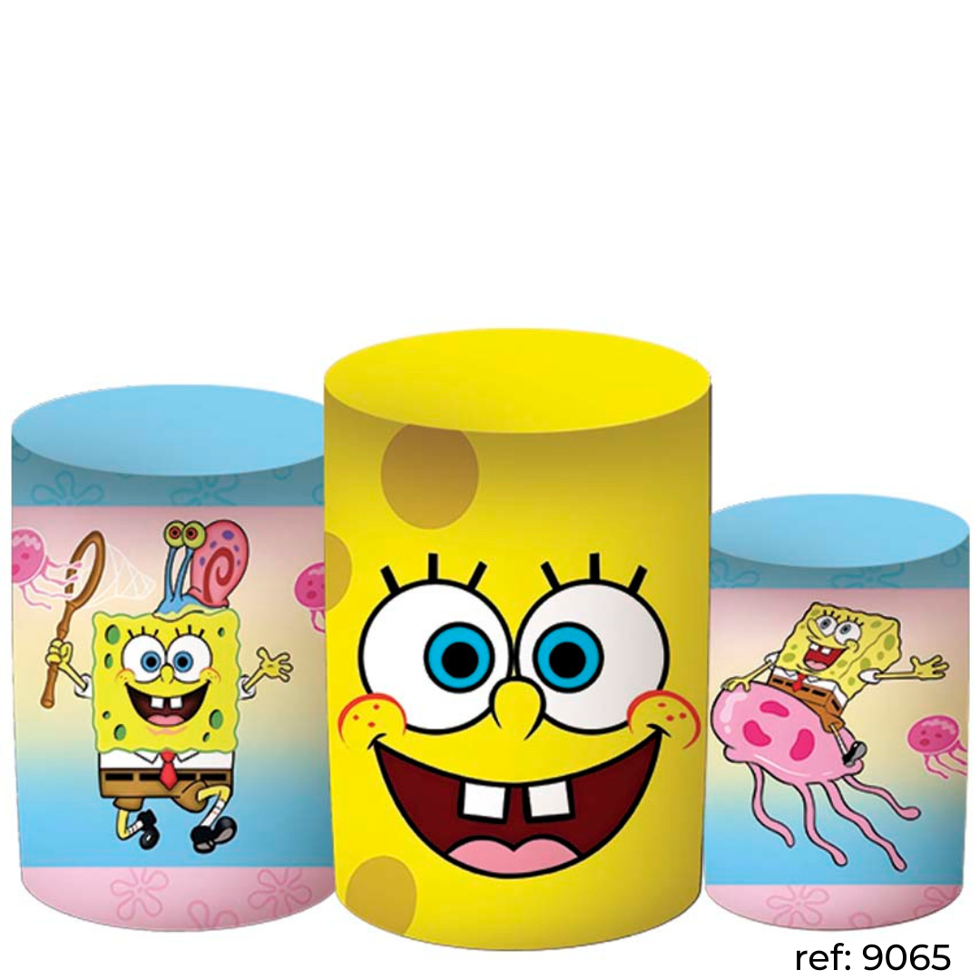 Bob Esponja - Trio de Capas de Cilindros