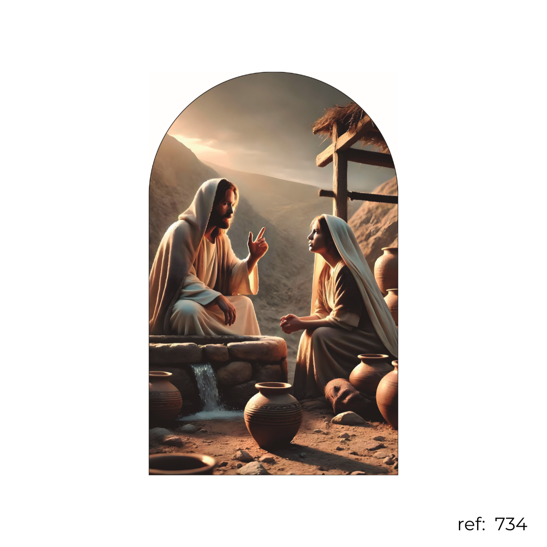 Jesus - Capa de Painel Romano Veste Fácil 100x200