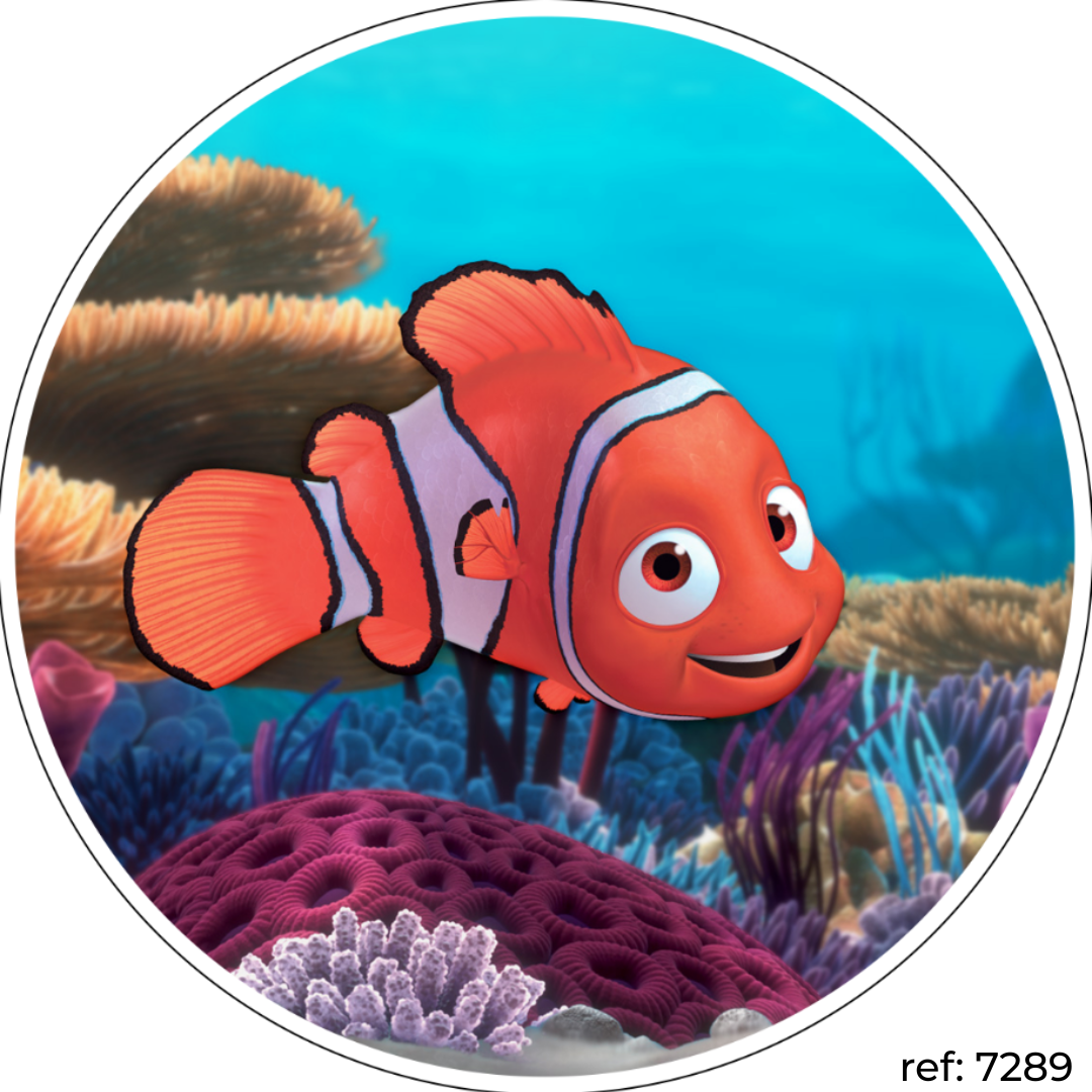 Procurando o Nemo - Capa de Painel Redondo
