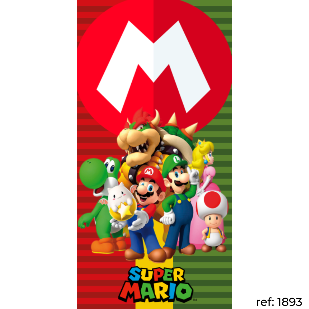 Mario Bros - Capa de Painel Lateral Veste Fácil 100x200