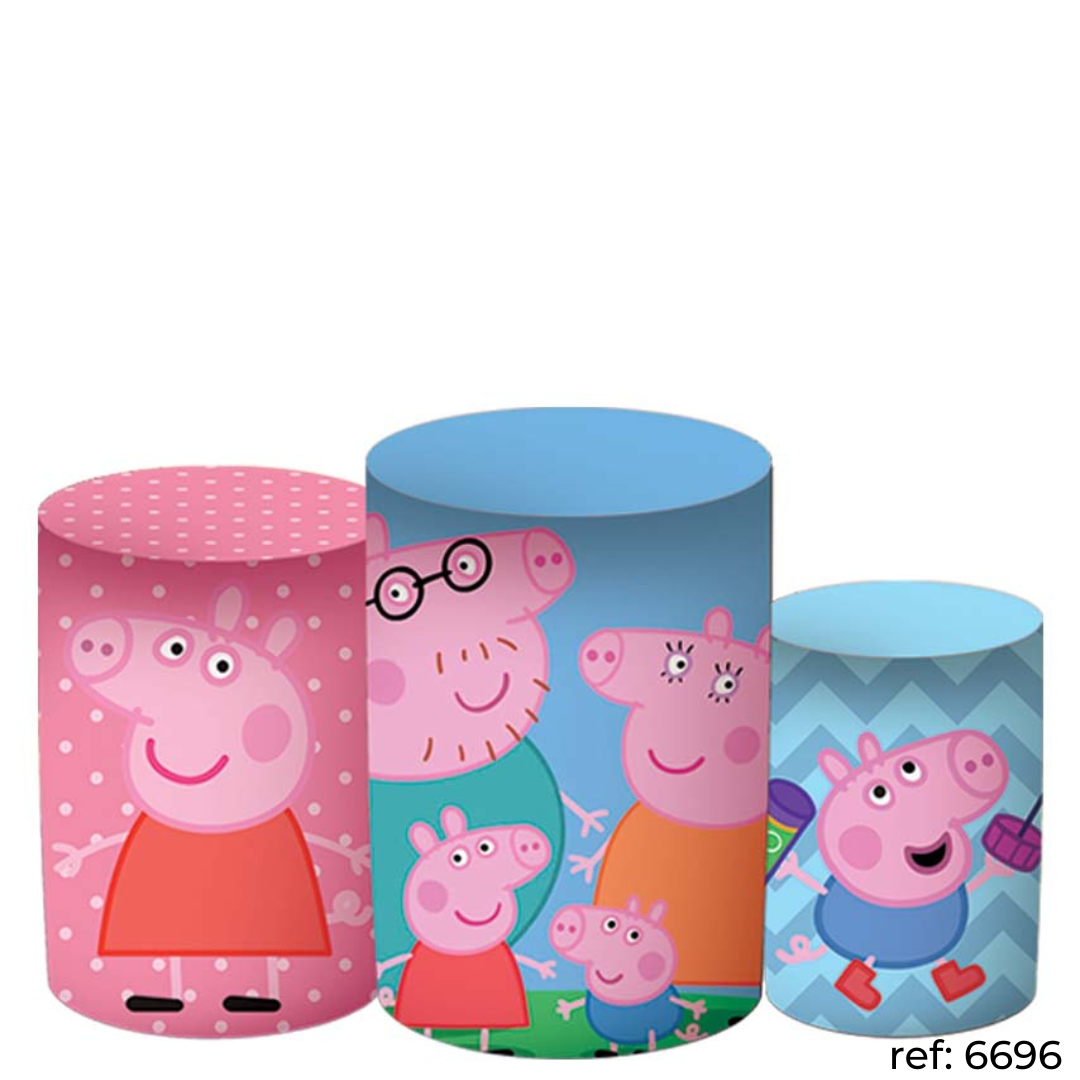 Peppa Pig - Trio de Capas de Cilindros