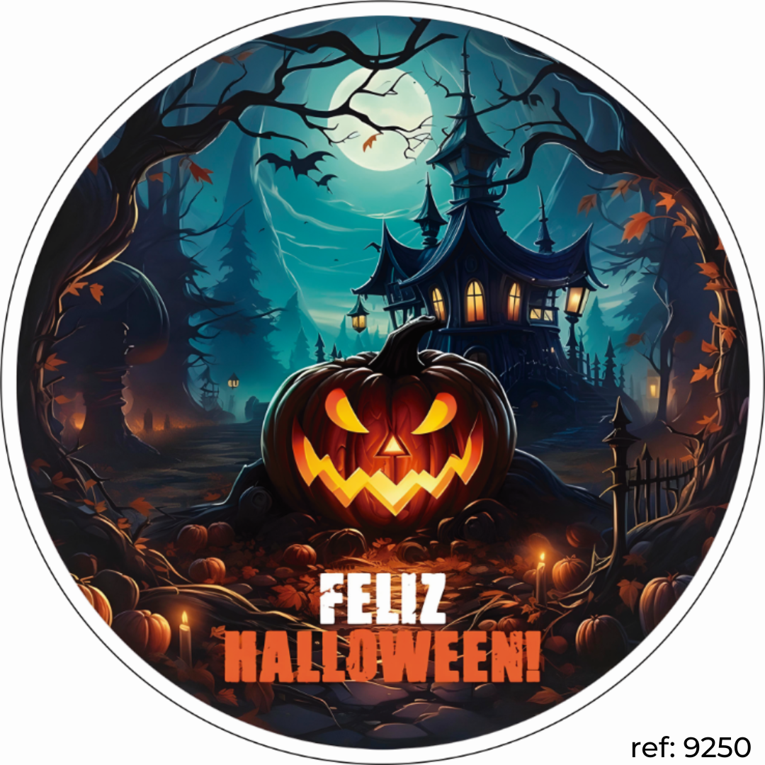 Halloween - Capa de Painel Redondo