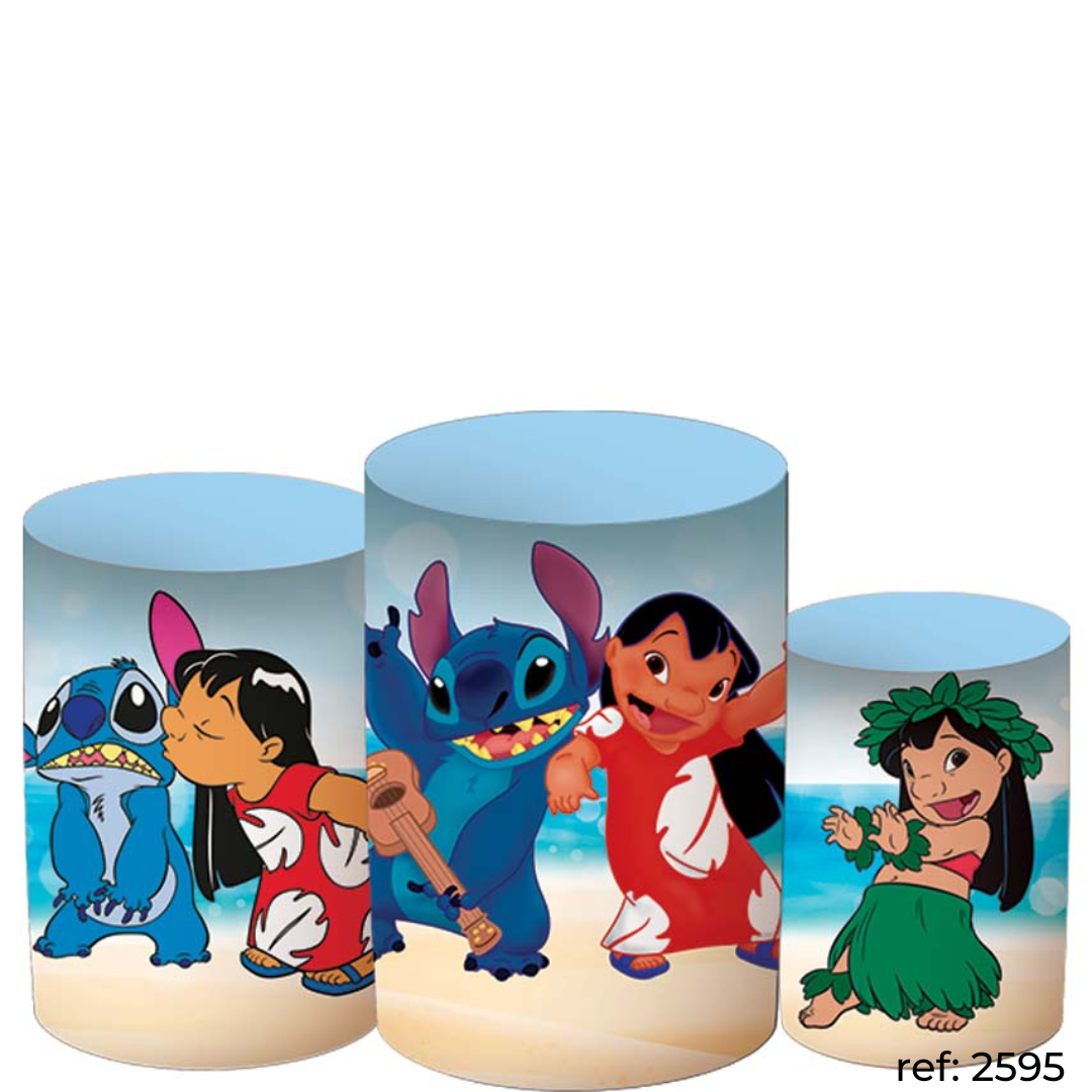 Lilo & Stitch - Trio de Capas de Cilindros