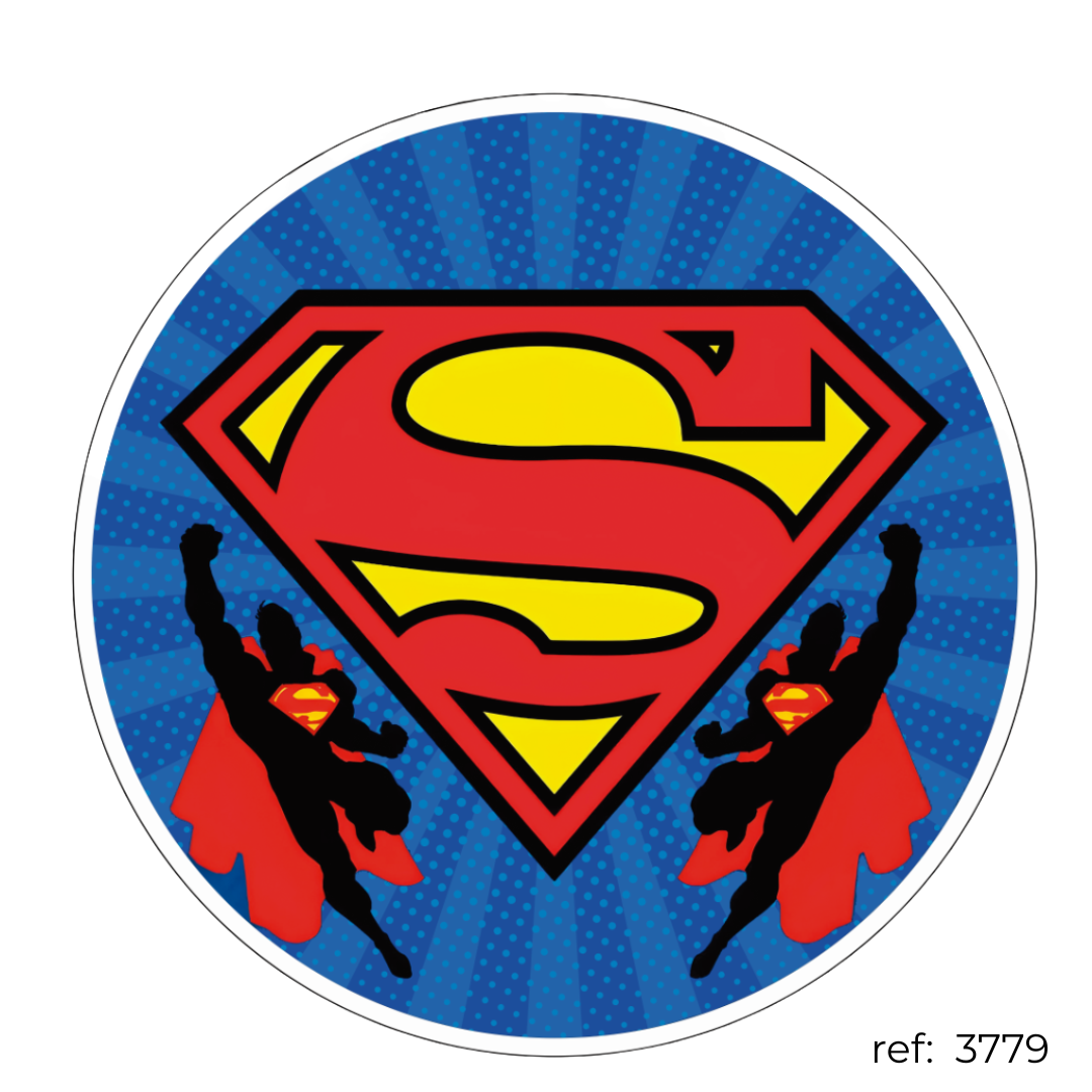 Super-heróis - Capa de Painel Redondo