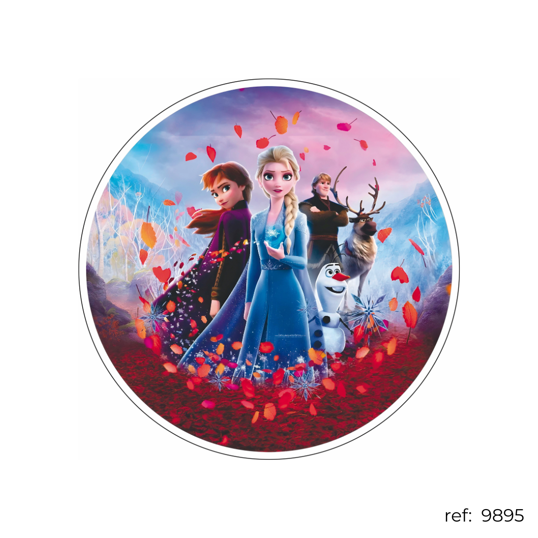 Frozen - Capa de Painel Redondo