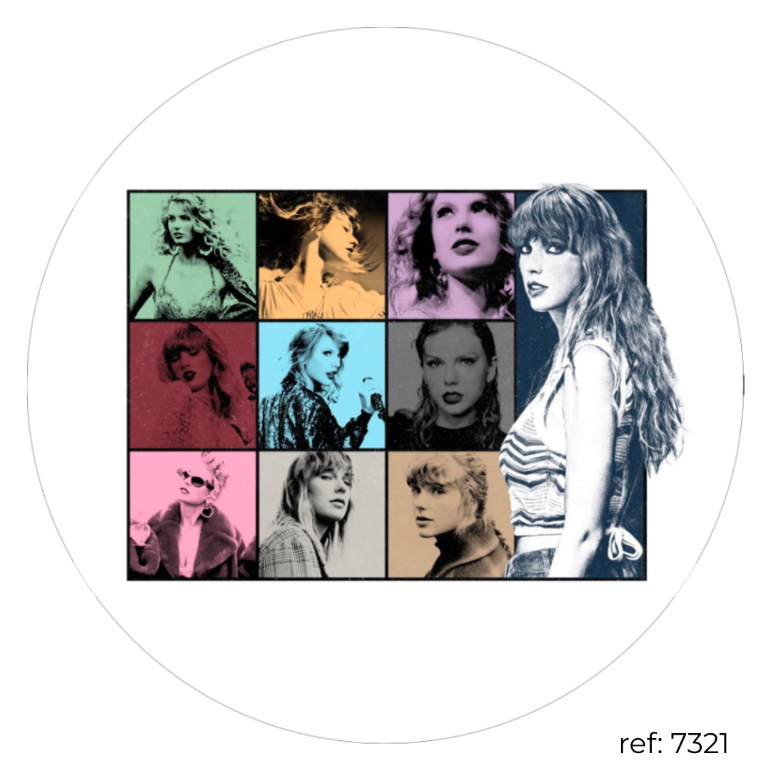 Taylor Swift - Capa de Painel Redondo