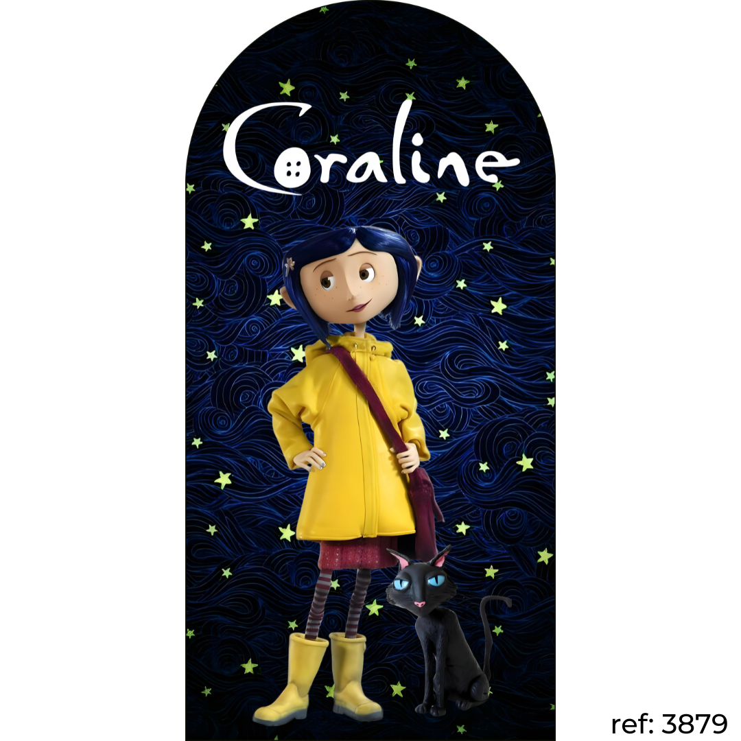 Coraline - Capa de Painel Romano Veste Fácil 100x200
