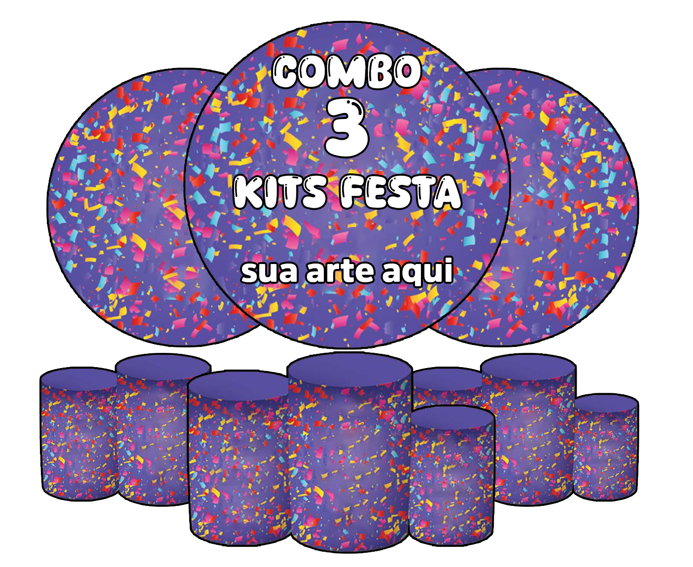 Personalizada - Combo Kit Festa