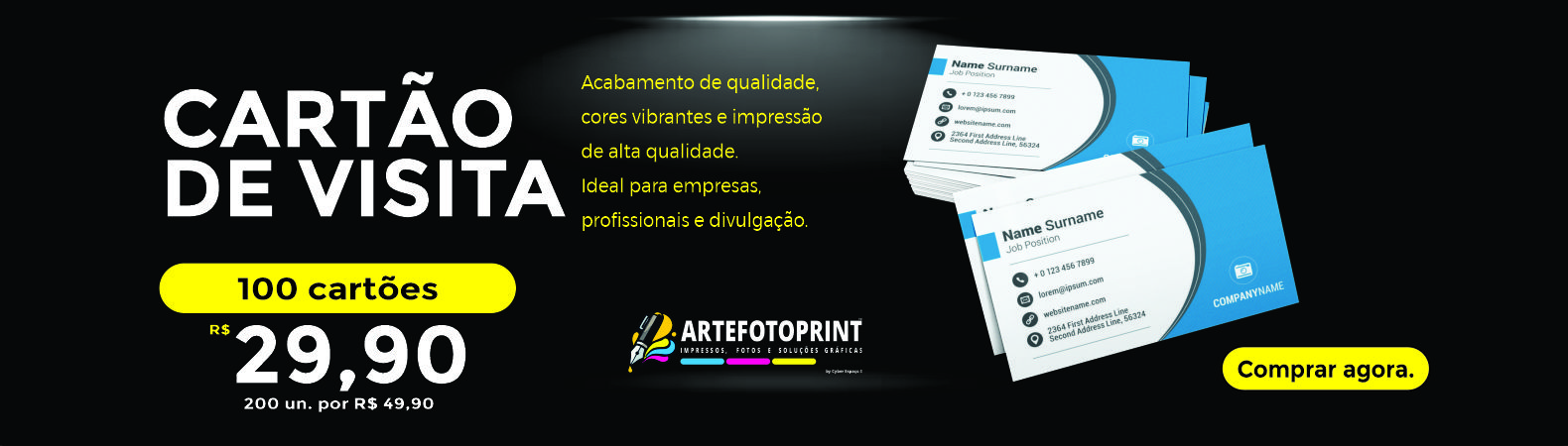 cartão visitas
