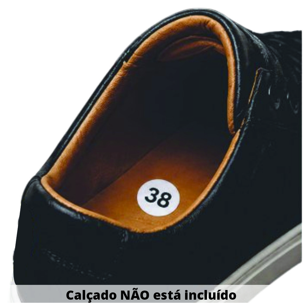 ETIQUETA ADESIVA NUMERAÇÃO SIMPLES PARA CALÇADOS - 2cm REDONDA