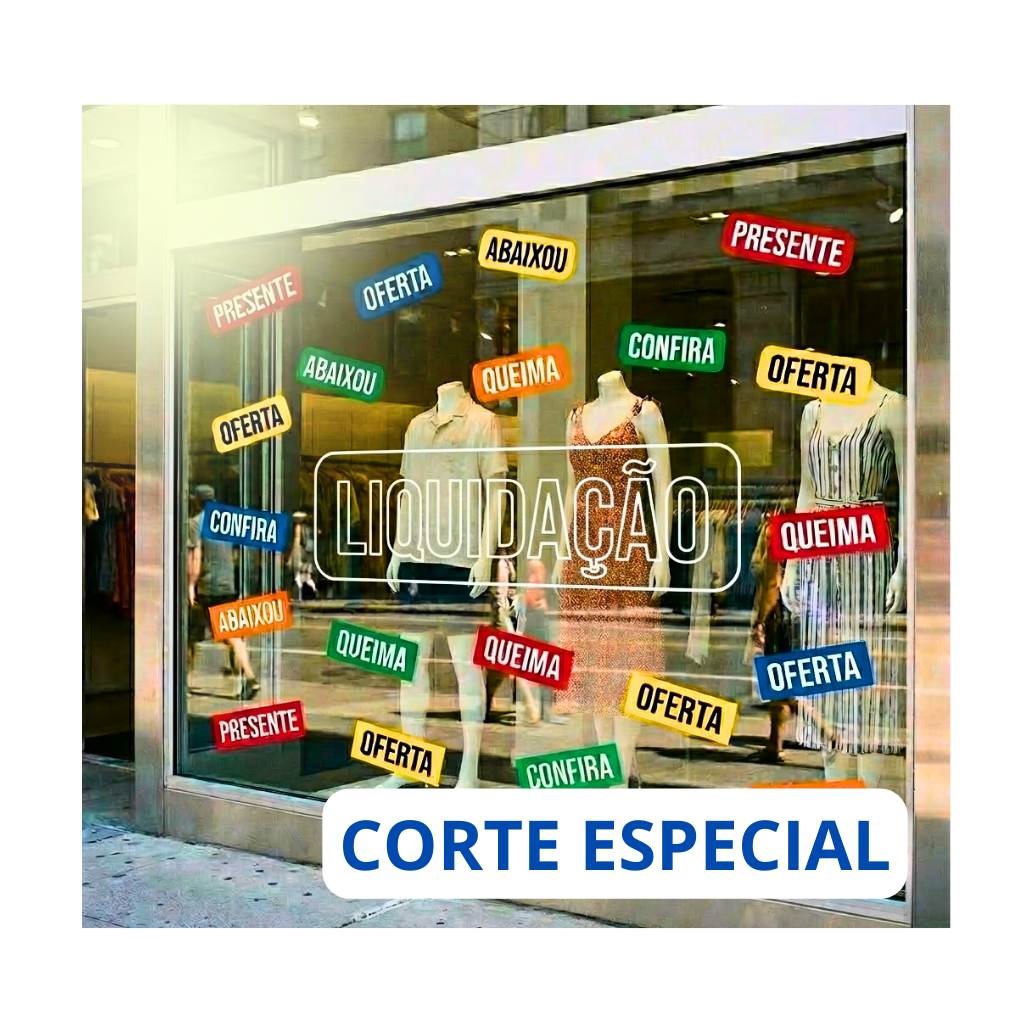 Adesivo Vinil | Impressão UV PREMIUM| Corte Especial Contorno