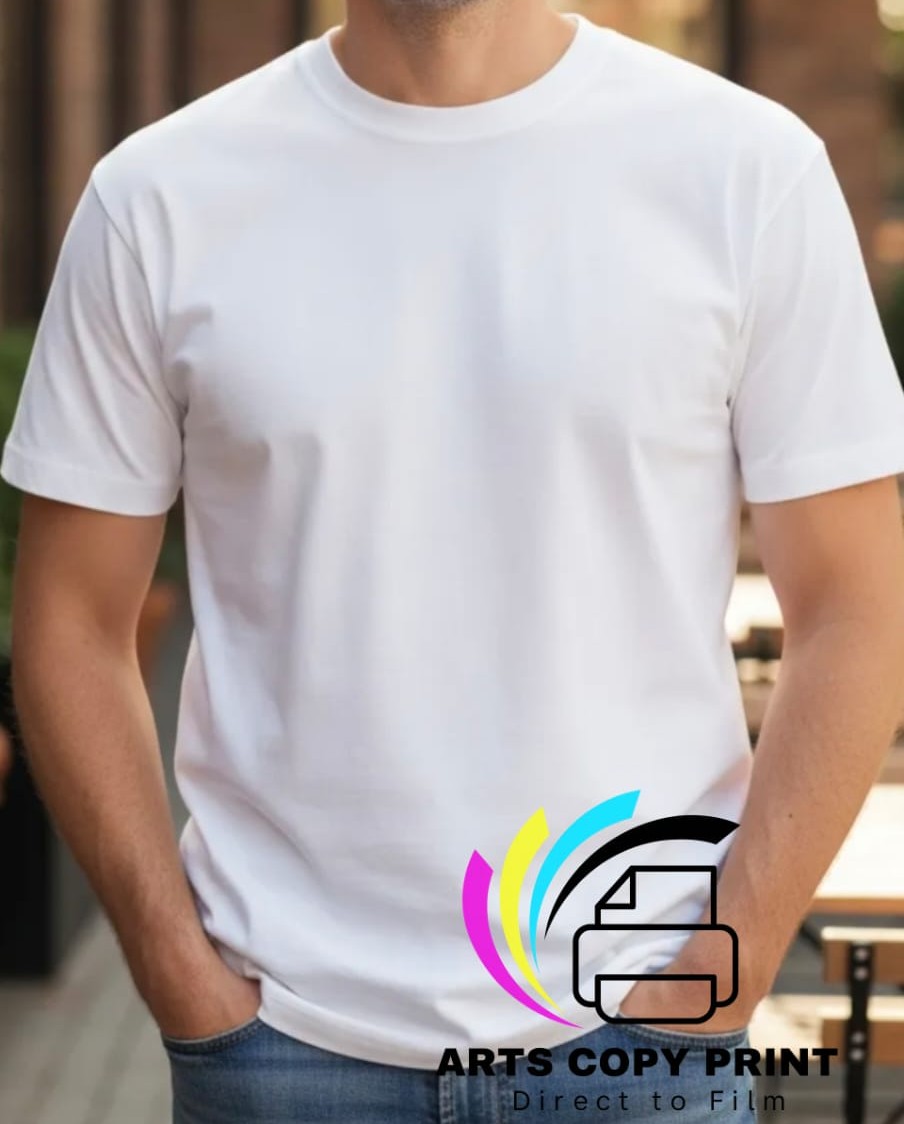 Camiseta *Lisa Branca Poliéster*