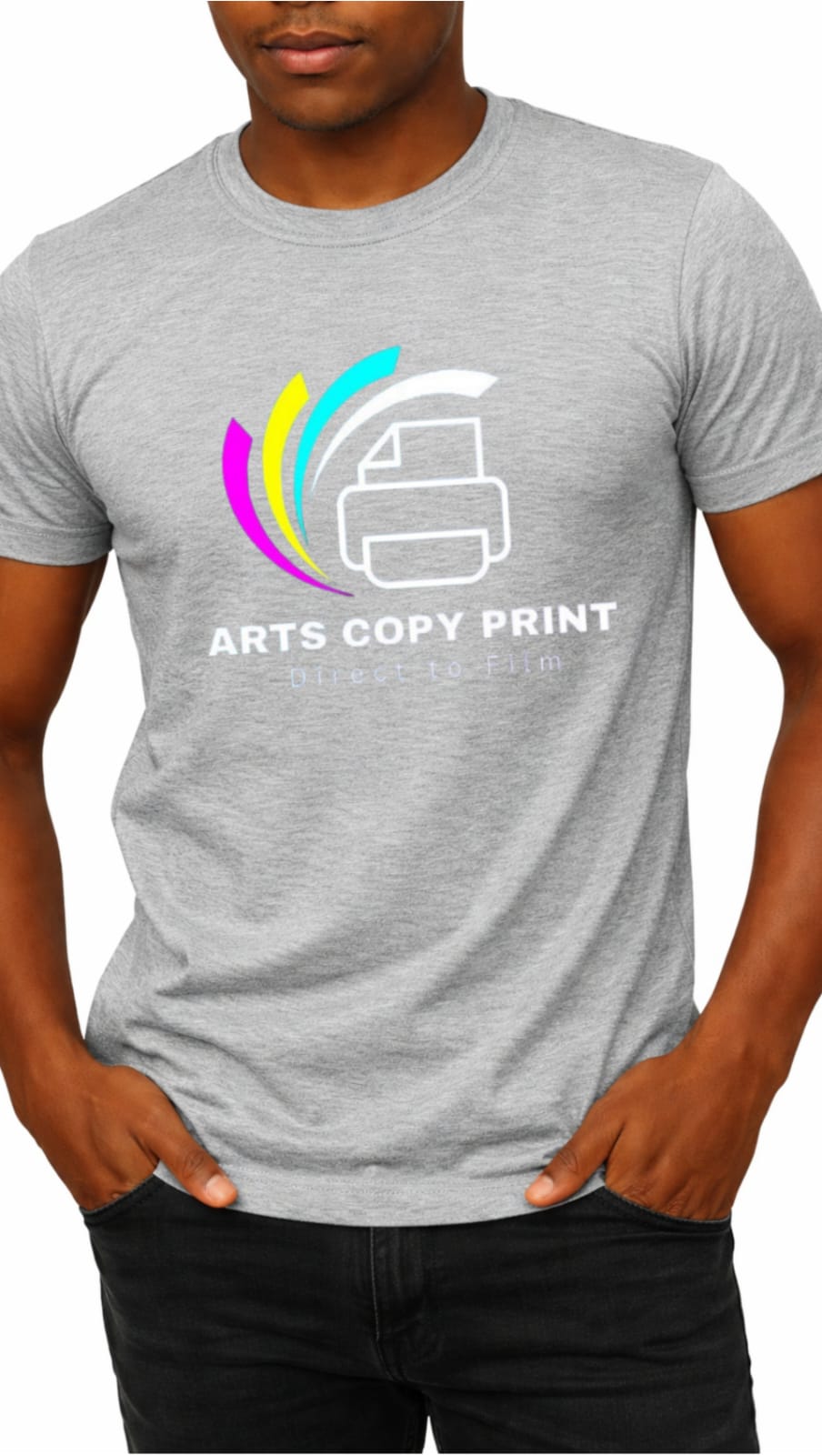 Camiseta Personalizada  cinza mescla PV