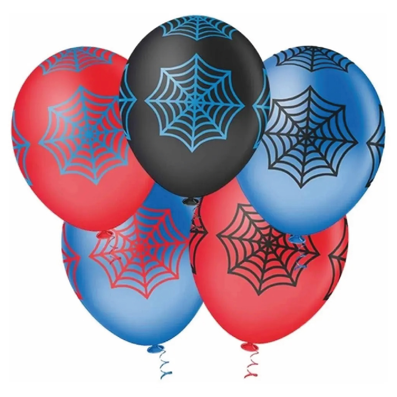 BALÃO 10`` TEIA DE ARANHA -   25 UNID.