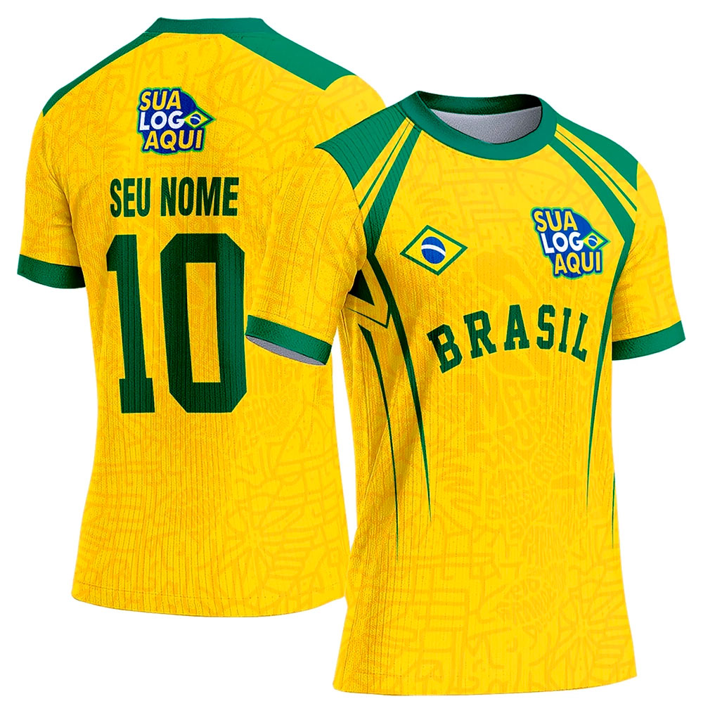 Camiseta Dry Fit Brasil