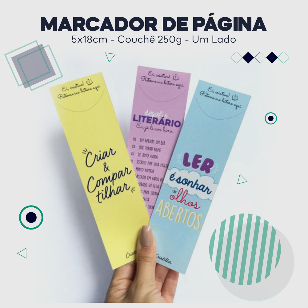 Marcador de Página Um Lado