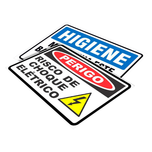 PLACA PS 70CM X 50CM