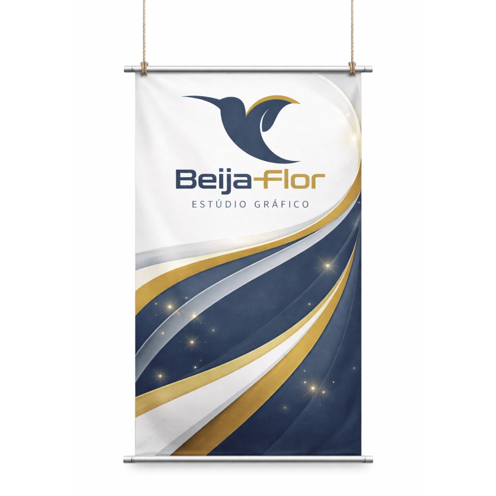 banner para ambientes internos e externos