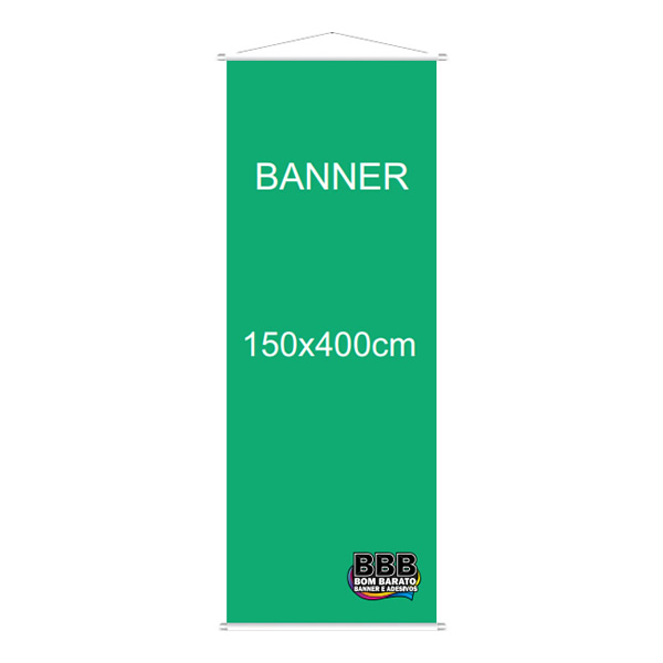 Banner em lona 150x400