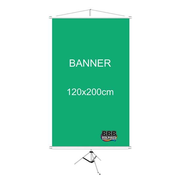 Banner em lona 120x200