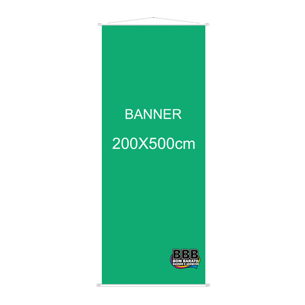 Banner em lona 200x500