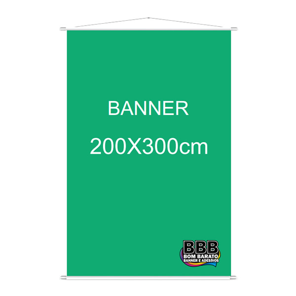 Banner em lona 200x300